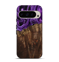 Pixel 10 Wood Live Edge Phone Case - Hellen (Purple, 799688)
