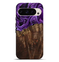 Pixel 10 Pro XL Wood Live Edge Phone Case - Hellen (Purple, 799688)