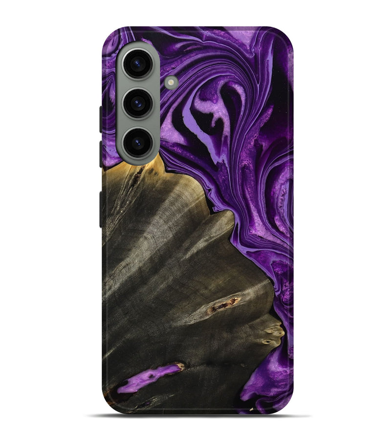 Galaxy S24 Plus Wood Live Edge Phone Case - Toccara (Purple, 799689)