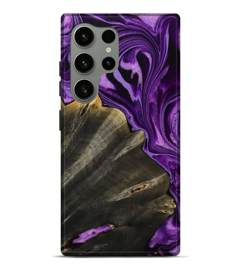 Galaxy S24 Ultra Wood Live Edge Phone Case - Toccara (Purple, 799689)