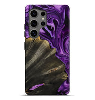 Galaxy S25 Ultra Wood Live Edge Phone Case - Toccara (Purple, 799689)
