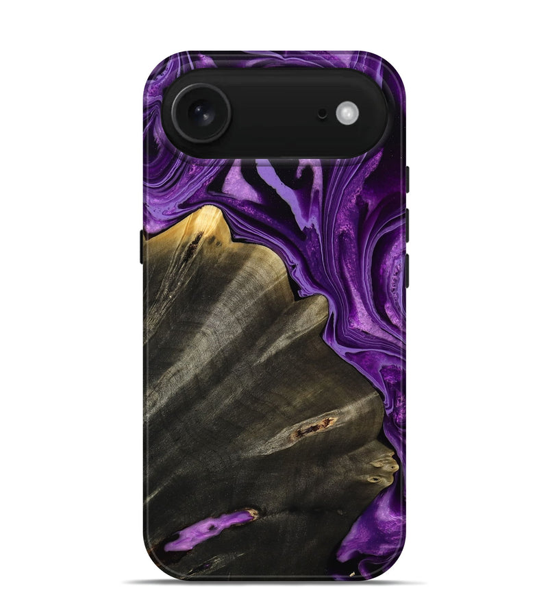 iPhone 17 Air Wood Live Edge Phone Case - Toccara (Purple, 799689)