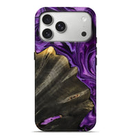 iPhone 17 Pro Max Wood Live Edge Phone Case - Toccara (Purple, 799689)