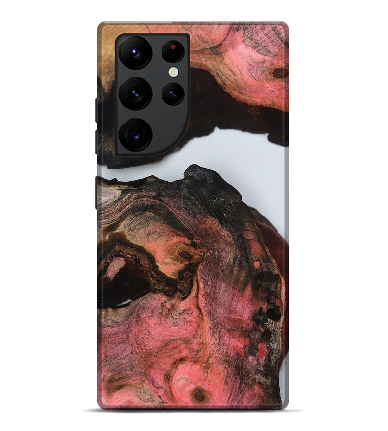 Galaxy S22 Ultra Wood Live Edge Phone Case - Glynis (Clear, 799690)