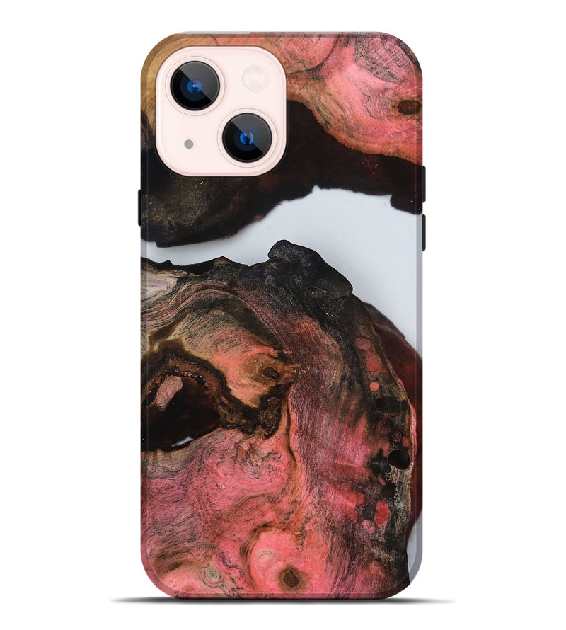 iPhone 14 Plus Wood Live Edge Phone Case - Glynis (Clear, 799690)