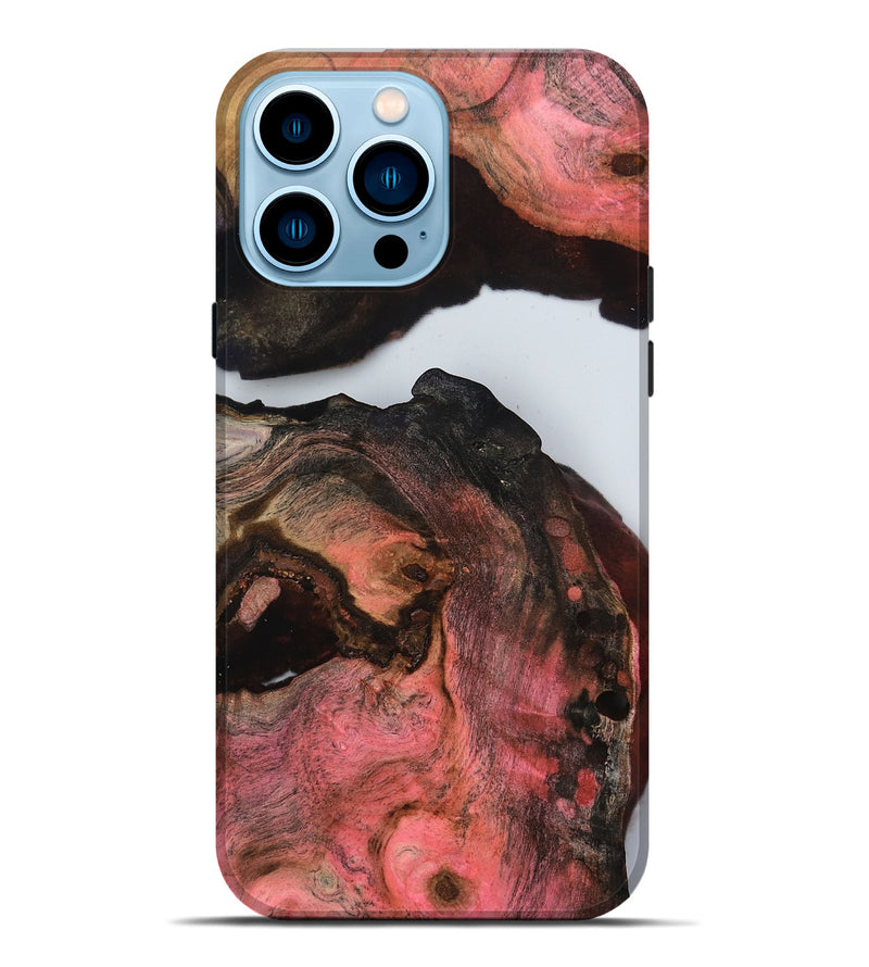 iPhone 14 Pro Max Wood Live Edge Phone Case - Glynis (Clear, 799690)