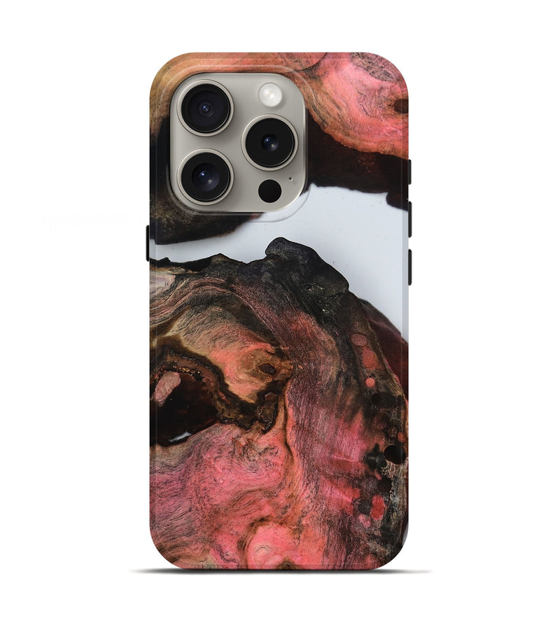 iPhone 16 Pro Wood Live Edge Phone Case - Glynis (Clear, 799690)