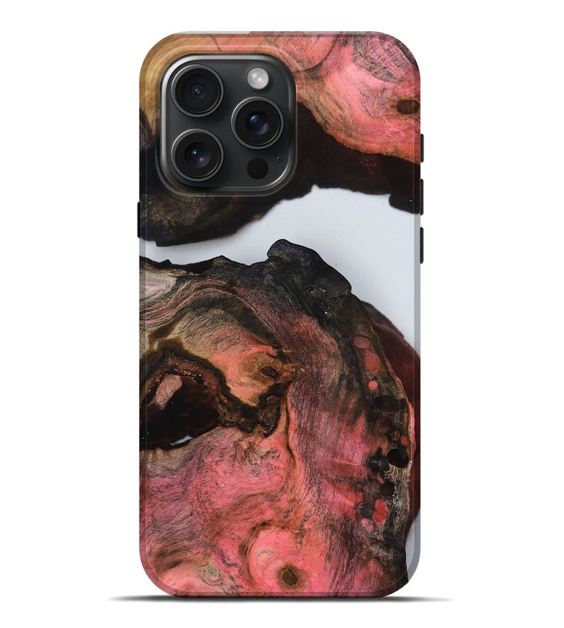 iPhone 16 Pro Max Wood Live Edge Phone Case - Glynis (Clear, 799690)
