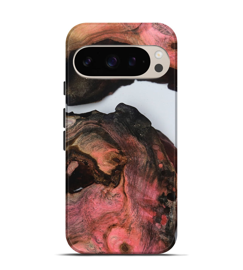 Pixel 9 Pro Wood Live Edge Phone Case - Glynis (Clear, 799690)