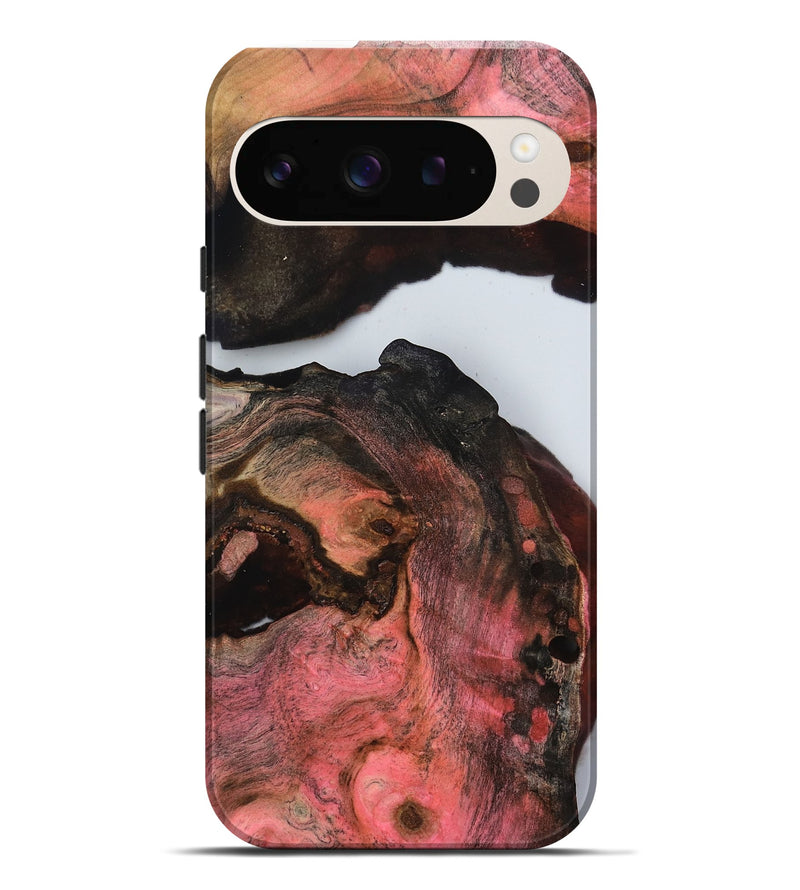 Pixel 9 Pro XL Wood Live Edge Phone Case - Glynis (Clear, 799690)