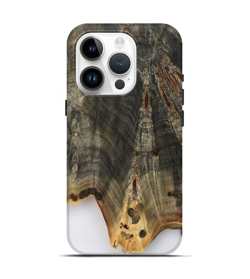 iPhone 15 Pro Wood Live Edge Phone Case - Jada (Clear, 799691)