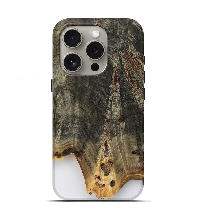 iPhone 16 Pro Wood Live Edge Phone Case - Jada (Clear, 799691)