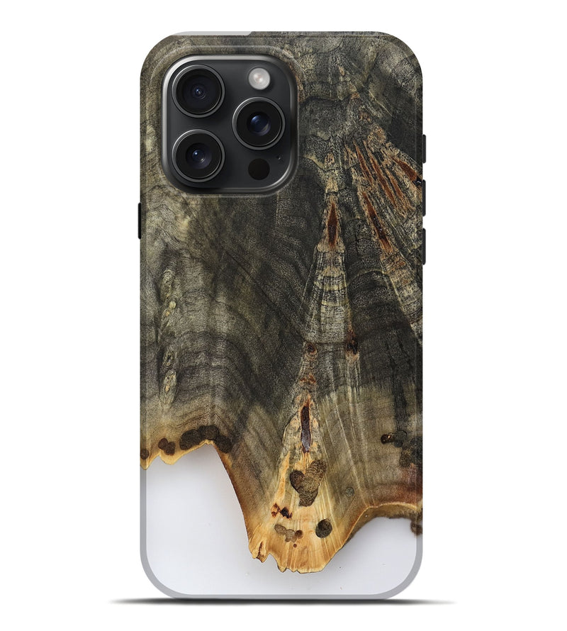 iPhone 16 Pro Max Wood Live Edge Phone Case - Jada (Clear, 799691)