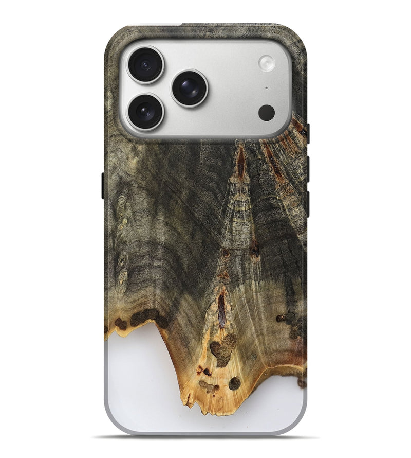 iPhone 17 Pro Max Wood Live Edge Phone Case - Jada (Clear, 799691)