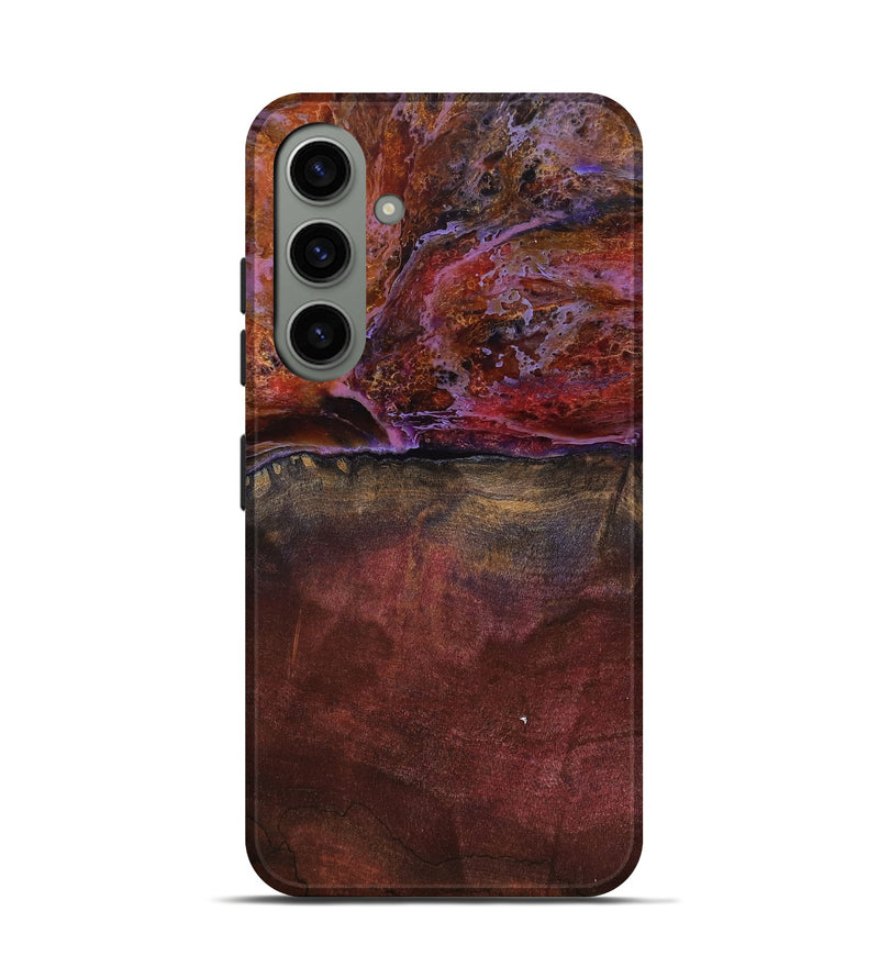 Galaxy S24 Wood Live Edge Phone Case - Earline (Red, 799693)