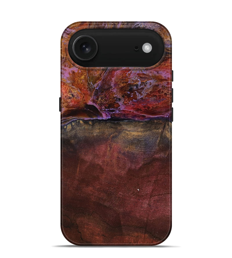 iPhone 17 Air Wood Live Edge Phone Case - Earline (Red, 799693)