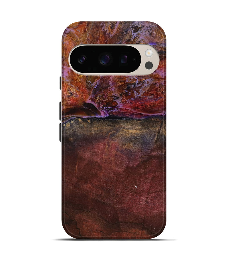 Pixel 10 Wood Live Edge Phone Case - Earline (Red, 799693)
