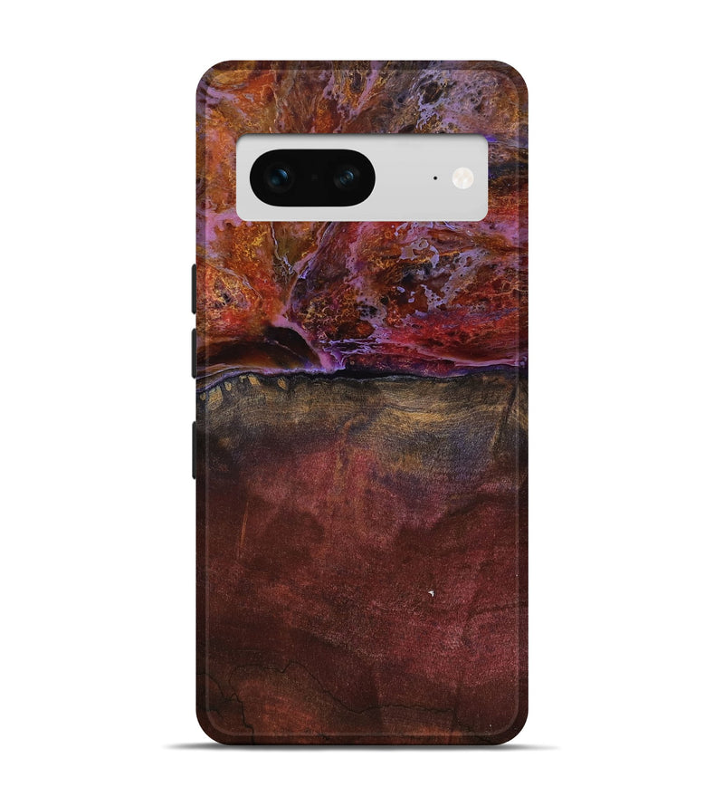 Pixel 7 Wood Live Edge Phone Case - Earline (Red, 799693)