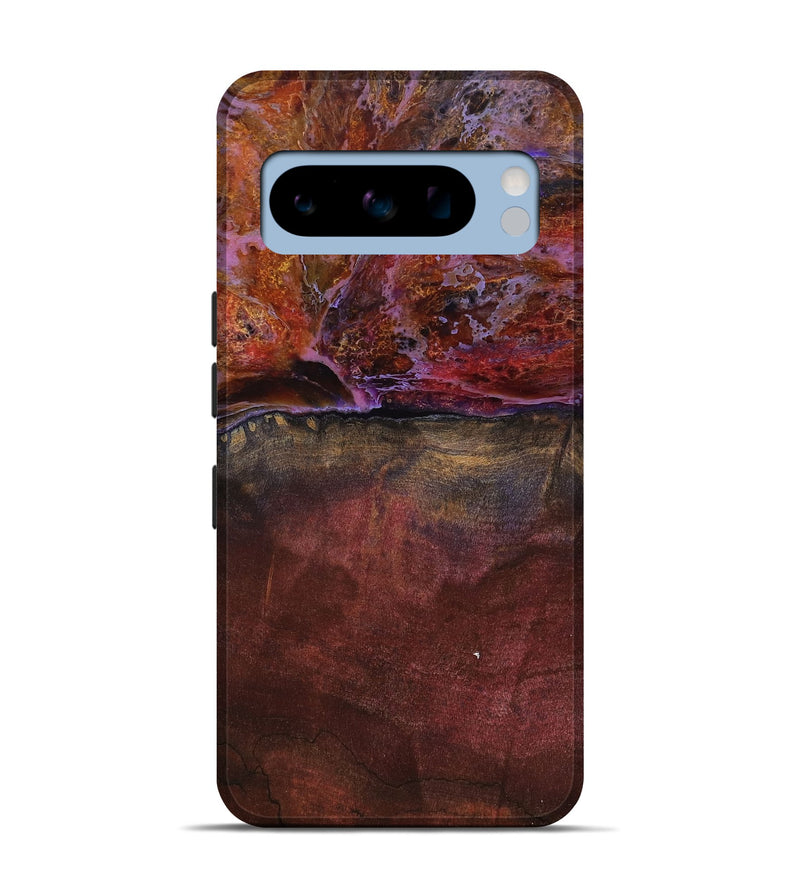 Pixel 8 Pro Wood Live Edge Phone Case - Earline (Red, 799693)