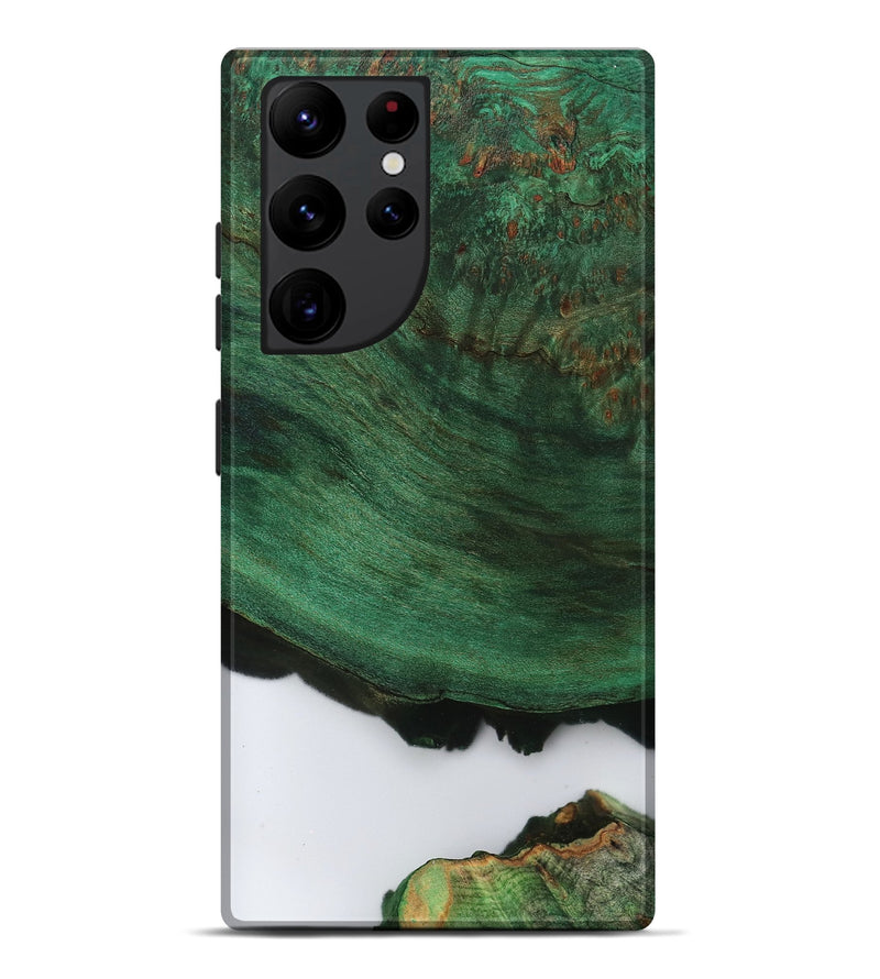 Galaxy S22 Ultra Wood Live Edge Phone Case - Elden (Clear, 799694)