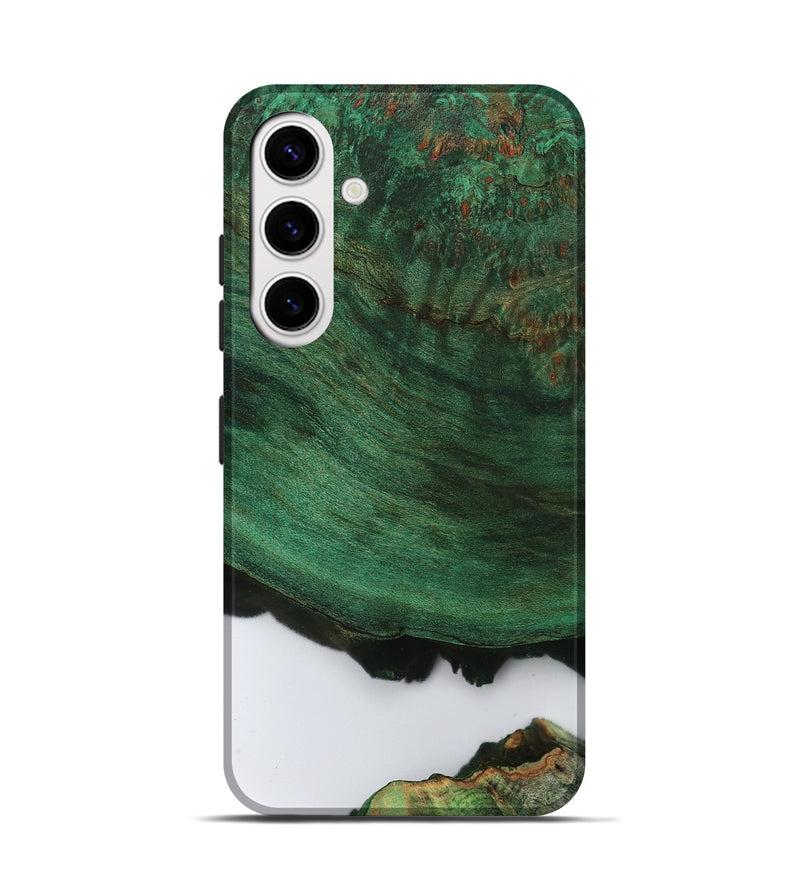 Galaxy S25 Wood Live Edge Phone Case - Elden (Clear, 799694)