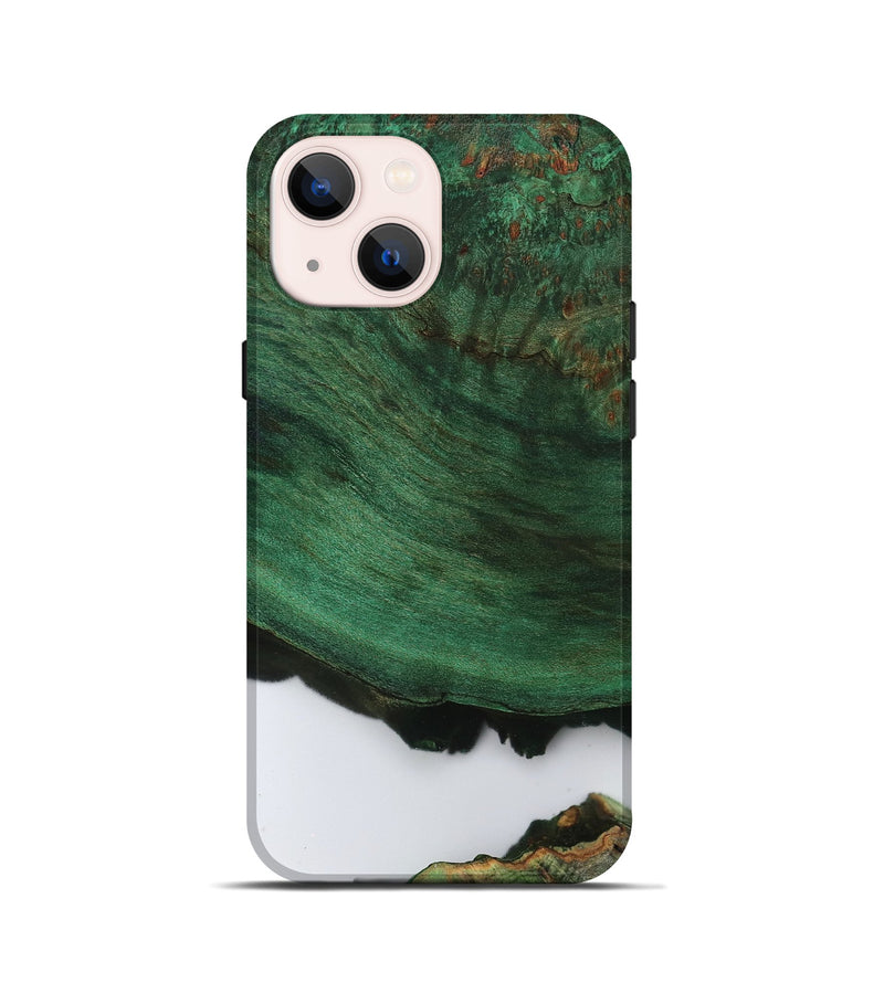 iPhone 13 mini Wood Live Edge Phone Case - Elden (Clear, 799694)