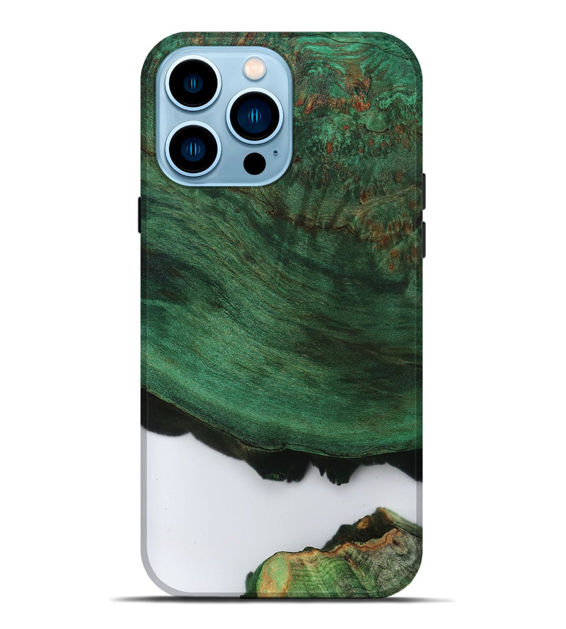 iPhone 14 Pro Max Wood Live Edge Phone Case - Elden (Clear, 799694)