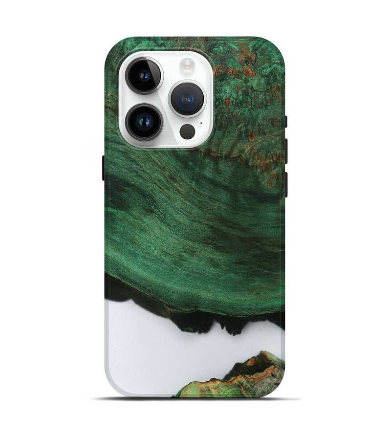 iPhone 15 Pro Wood Live Edge Phone Case - Elden (Clear, 799694)