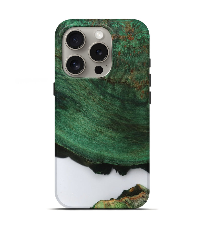 iPhone 16 Pro Wood Live Edge Phone Case - Elden (Clear, 799694)