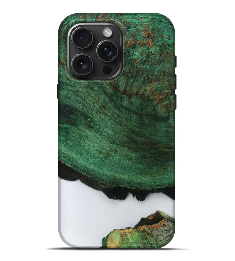 iPhone 16 Pro Max Wood Live Edge Phone Case - Elden (Clear, 799694)