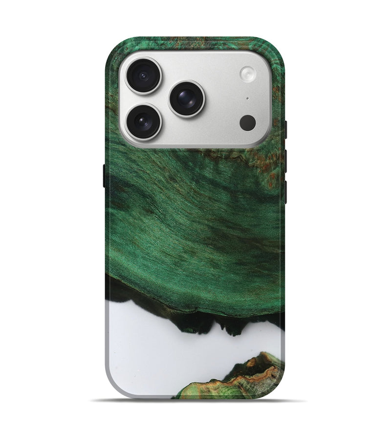 iPhone 17 Pro Wood Live Edge Phone Case - Elden (Clear, 799694)