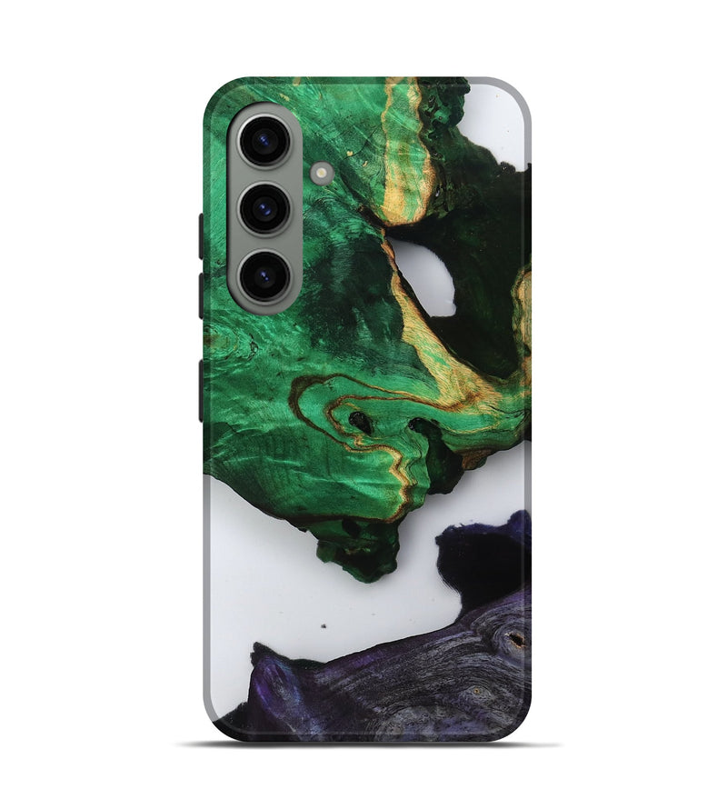 Galaxy S24 Wood Live Edge Phone Case - Velva (Clear, 799695)