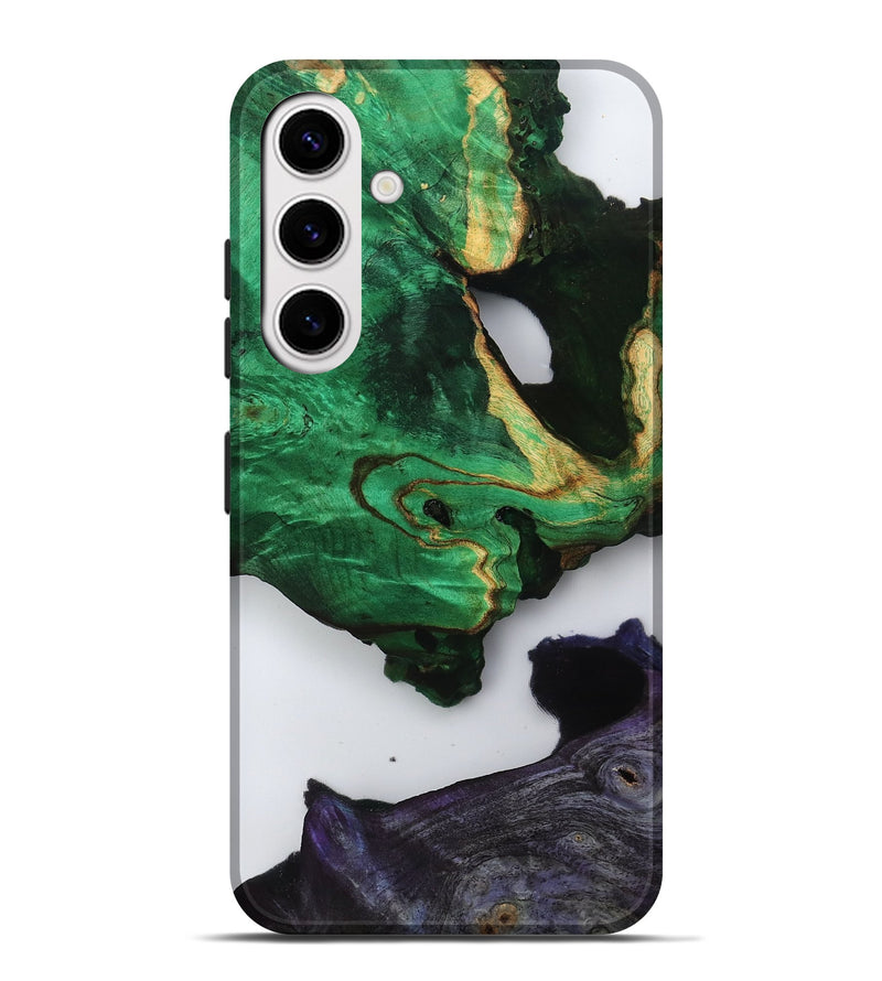 Galaxy S25 Plus Wood Live Edge Phone Case - Velva (Clear, 799695)