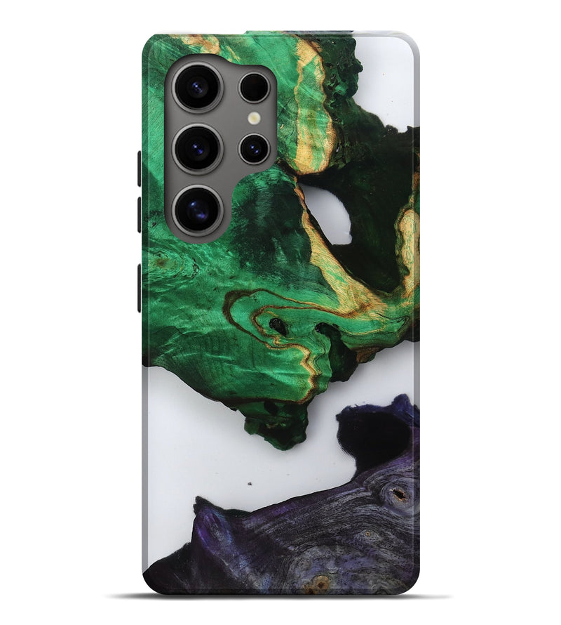 Galaxy S25 Ultra Wood Live Edge Phone Case - Velva (Clear, 799695)