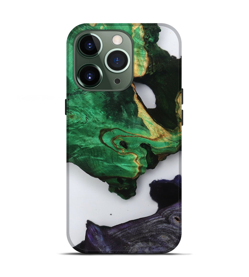 iPhone 13 Pro Wood Live Edge Phone Case - Velva (Clear, 799695)