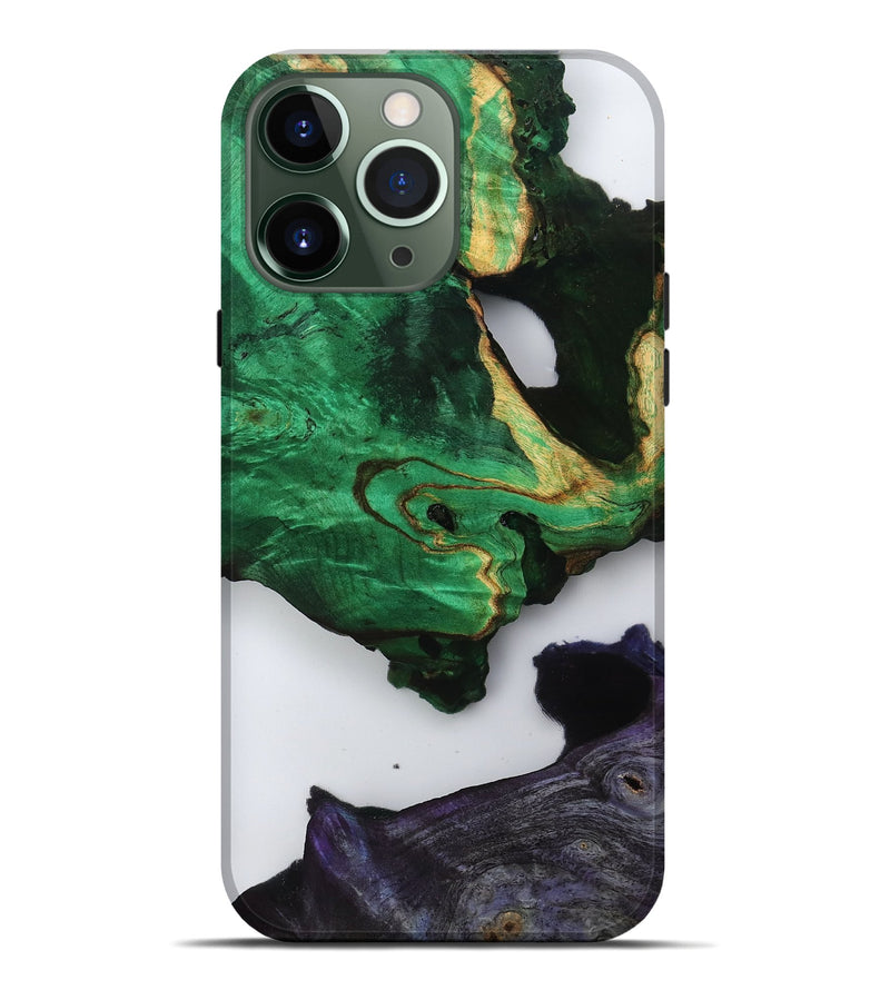 iPhone 13 Pro Max Wood Live Edge Phone Case - Velva (Clear, 799695)