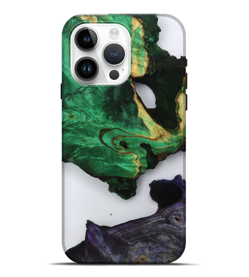 iPhone 15 Pro Max Wood Live Edge Phone Case - Velva (Clear, 799695)