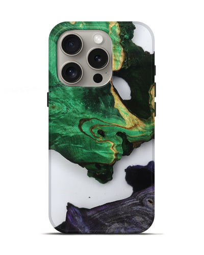 iPhone 16 Pro Wood Live Edge Phone Case - Velva (Clear, 799695)