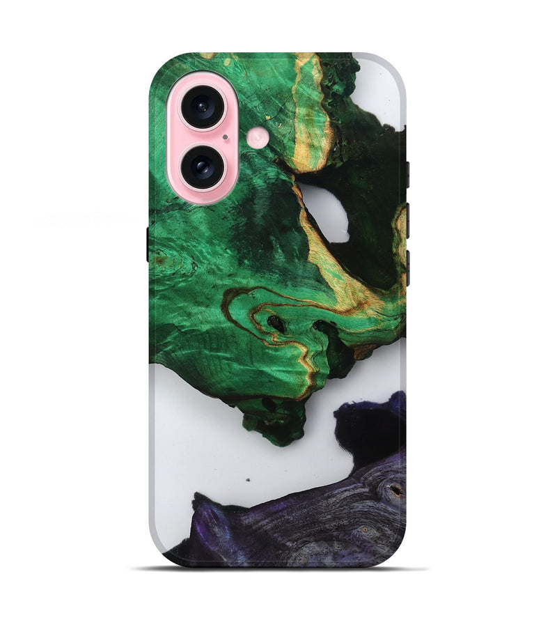 iPhone 17 Wood Live Edge Phone Case - Velva (Clear, 799695)