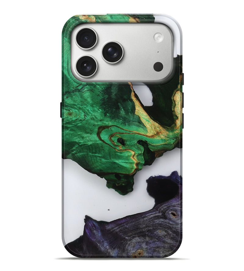 iPhone 17 Pro Max Wood Live Edge Phone Case - Velva (Clear, 799695)