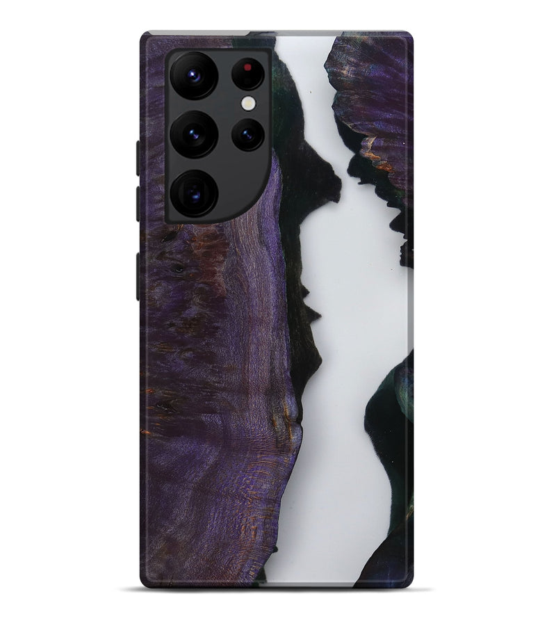 Galaxy S22 Ultra Wood Live Edge Phone Case - Latonia (Clear, 799696)