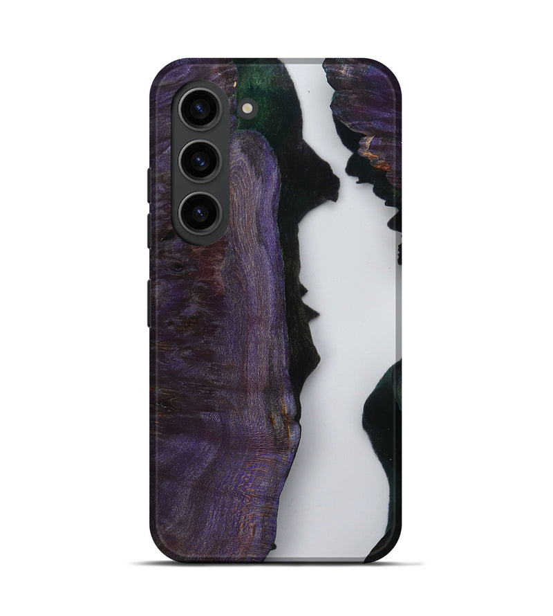 Galaxy S23 Wood Live Edge Phone Case - Latonia (Clear, 799696)