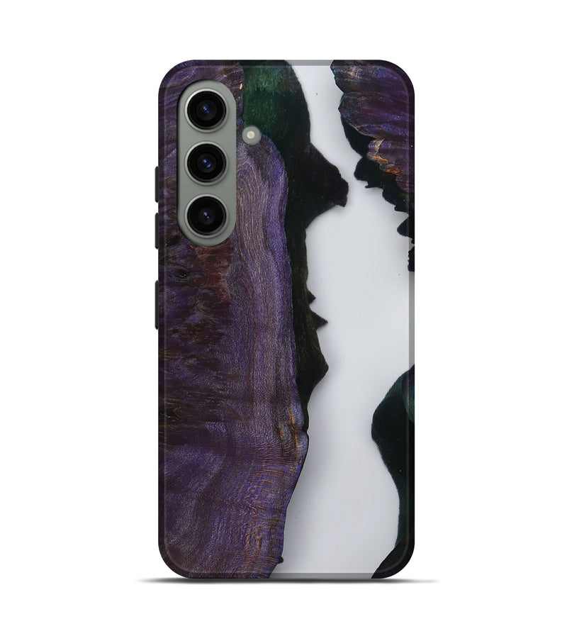 Galaxy S24 Wood Live Edge Phone Case - Latonia (Clear, 799696)