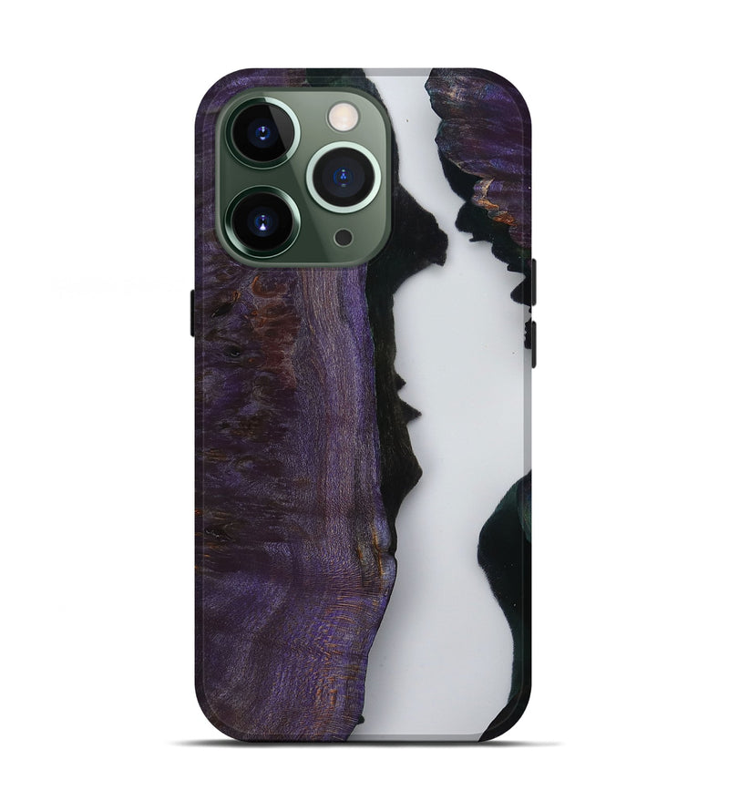 iPhone 13 Pro Wood Live Edge Phone Case - Latonia (Clear, 799696)