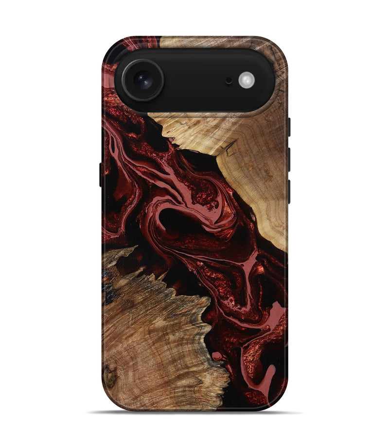 iPhone 17 Air Wood Live Edge Phone Case - Brandyn (Red, 799697)
