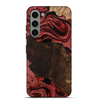 Galaxy S23 Plus Wood Live Edge Phone Case - Beyonce (Red, 799698)