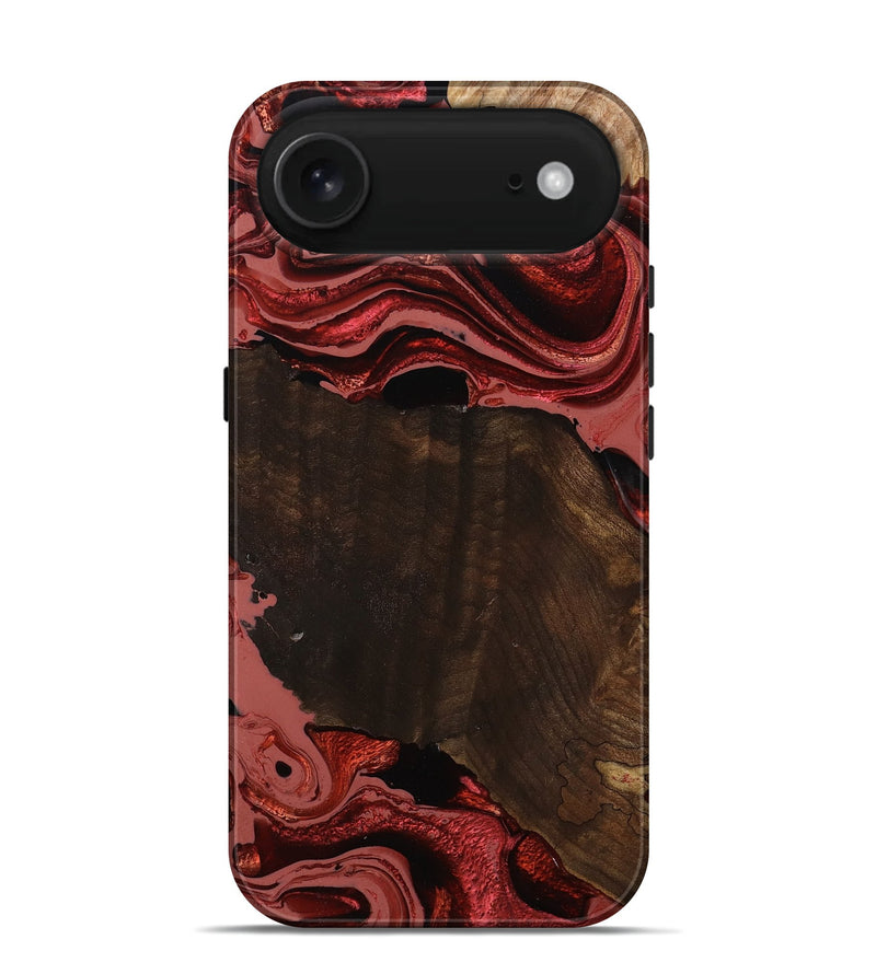 iPhone 17 Air Wood Live Edge Phone Case - Beyonce (Red, 799698)