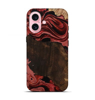 iPhone 17 Wood Live Edge Phone Case - Beyonce (Red, 799698)