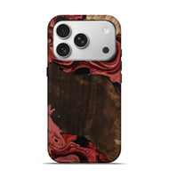iPhone 17 Pro Wood Live Edge Phone Case - Beyonce (Red, 799698)