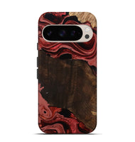 Pixel 10 Wood Live Edge Phone Case - Beyonce (Red, 799698)